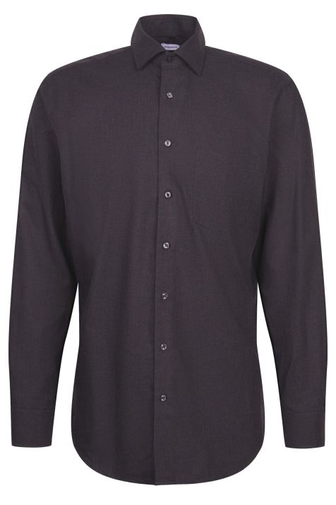 Camicia Uomo Seidensticker Regular No Stiro collo Italiano Manica lunga