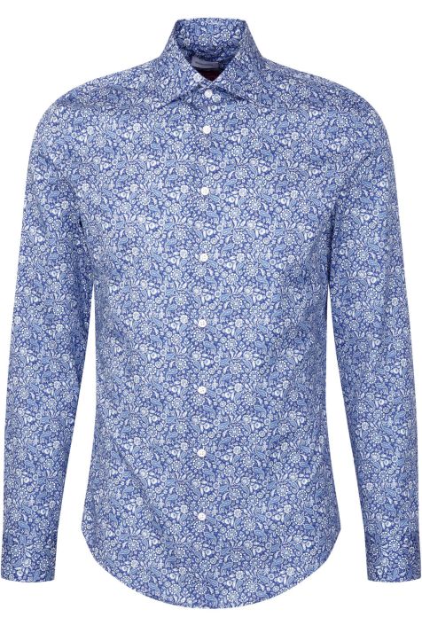 Camicia Uomo Seidensticker Regular No Stiro Fantasia collo Italiano
