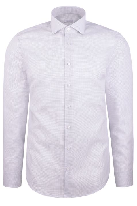 Camicia Uomo Seidensticker Regular No Stiro Quadri collo Italiano