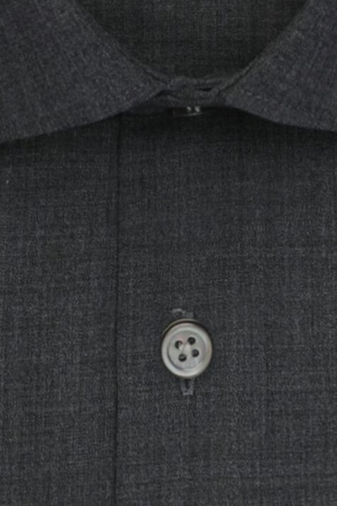 Camicia Uomo Seidensticker Slim Tinta unita collo Italiano Manica lunga