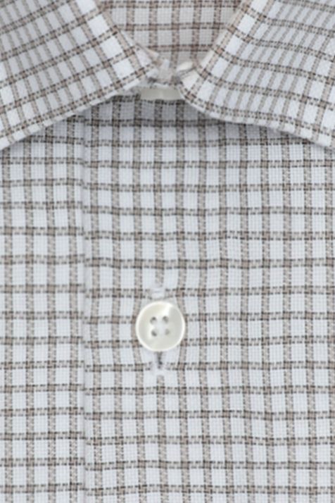 Camicia Uomo Seidensticker Regular No Stiro Quadri collo Italiano Manica lunga