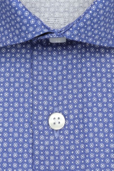 Camicia Uomo Seidensticker Regular Fantasia collo Italiano Manica lunga