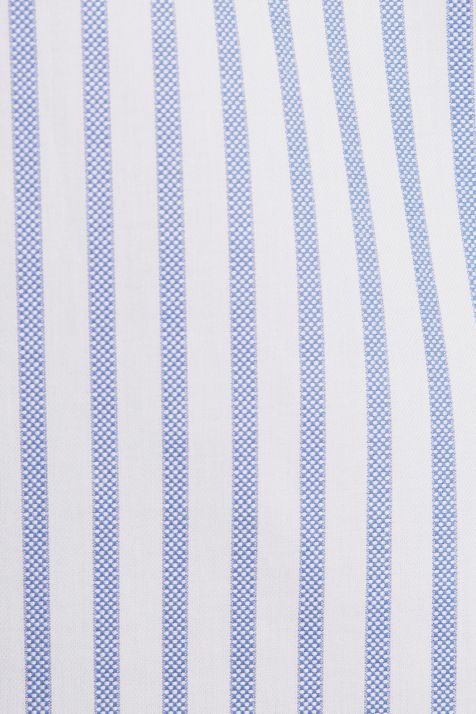 Camicia Uomo Seidensticker Slim No Stiro Righe collo Italiano Manica lunga