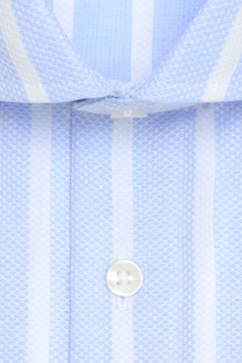 Camicia Uomo Seidensticker Regular No Stiro Righe collo Italiano Manica lunga