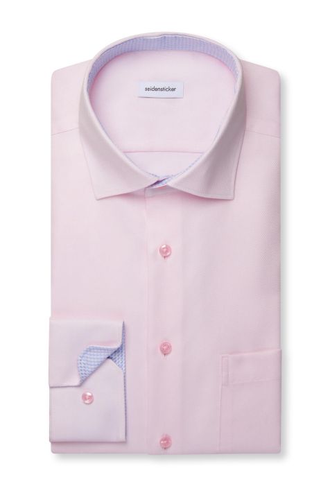 Camicia Uomo Seidensticker Comfort No Stiro collo Italiano Manica lunga