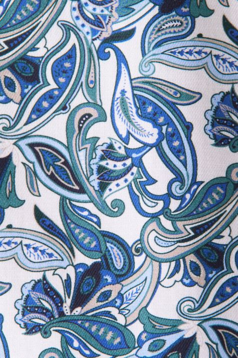 Camicia Uomo Seidensticker Regular Fantasia collo Italiano Manica corta
