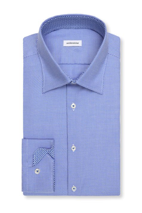 Camicia Uomo Seidensticker Slim No Stiro collo Italiano Manica lunga
