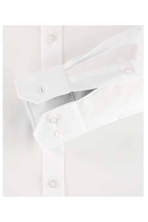 Camicia Uomo Venti Slim No Stiro Tinta unita collo Francese Manica lunga