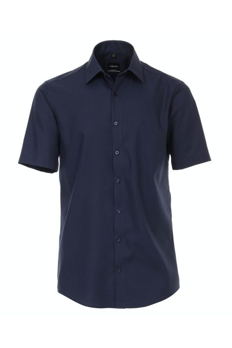 Camicia Uomo Venti Regular No Stiro Tinta unita collo Francese Manica corta