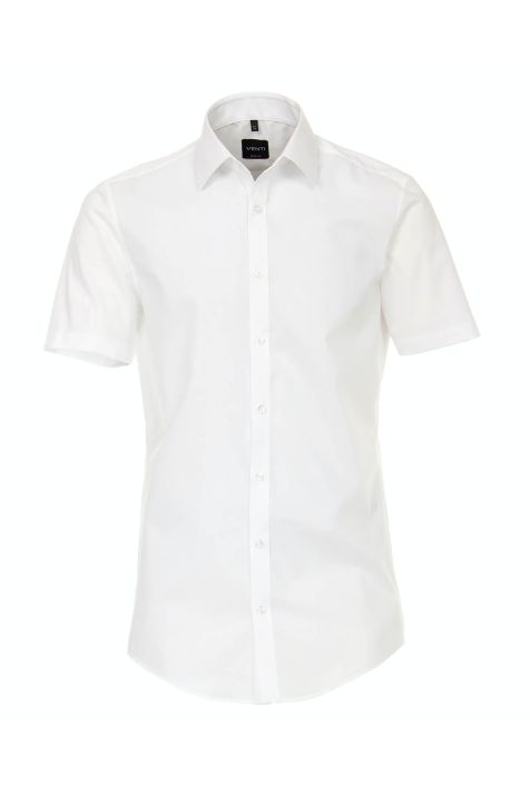 Camicia Uomo Venti Slim No Stiro Tinta unita collo Francese Manica corta