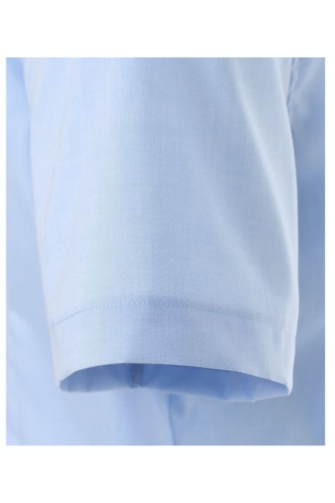Camicia Uomo Venti Slim No Stiro Tinta unita collo Francese Manica corta