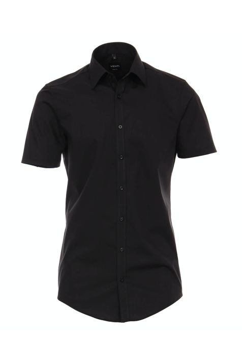 Camicia Uomo Venti Slim No Stiro Tinta unita collo Francese Manica corta
