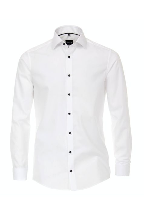 Camicia Uomo Venti Regular No Stiro Tinta unita collo Francese Manica lunga