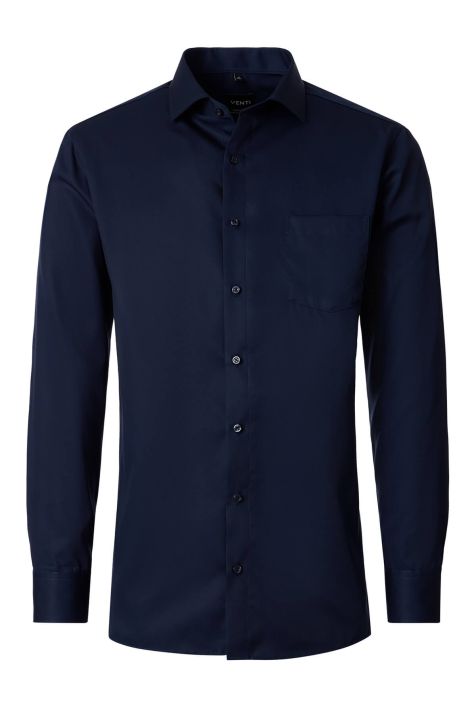 Camicia Uomo Venti Comfort Tinta unita collo Italiano Manica lunga