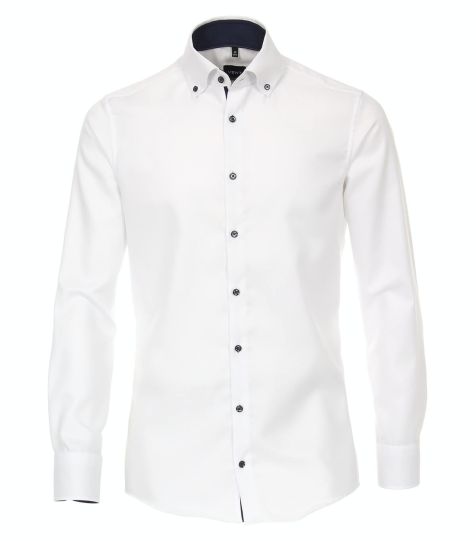 Camicia Uomo Venti Regular No Stiro Tinta unita collo Button down Manica lunga