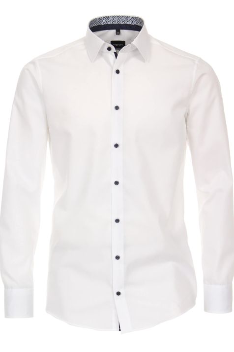 Camicia Uomo Venti Regular Tinta unita collo Italiano Manica lunga