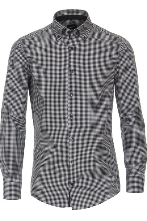 Camicia Uomo Venti Regular Quadri collo Button down Manica lunga