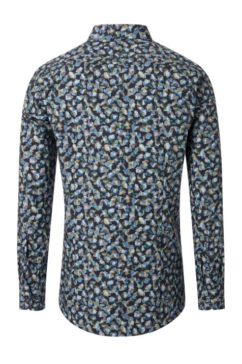 Camicia Uomo Venti Regular Fantasia collo Hawaii Manica lunga