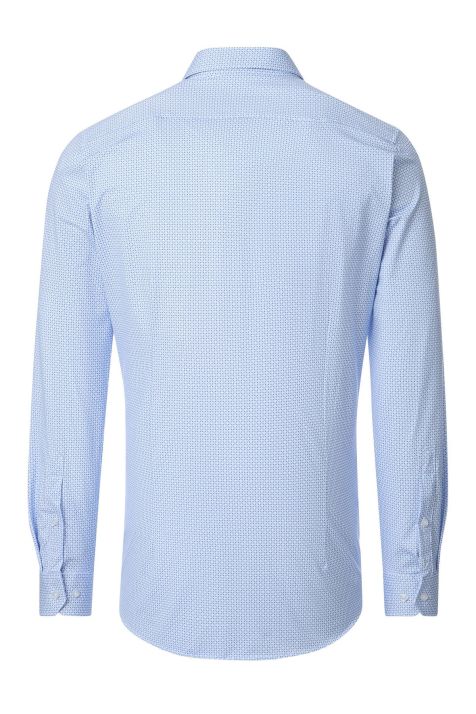Camicia Uomo Venti Comfort Fantasia collo Italiano Manica lunga