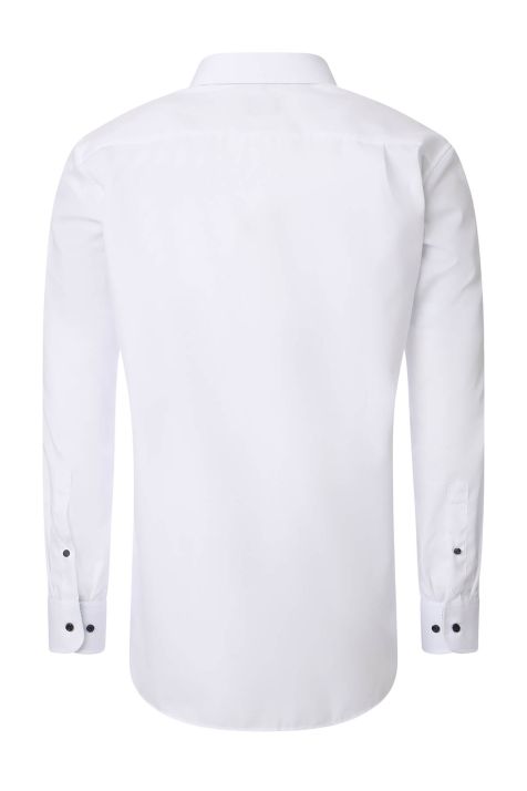 Camicia Uomo Venti Comfort Tinta unita collo Italiano Manica lunga