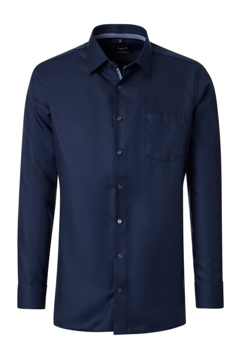 Camicia Uomo Venti Comfort Tinta unita collo Italiano Manica lunga