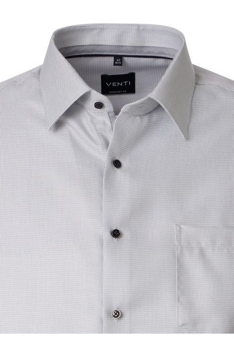 Camicia Uomo Venti Comfort Tinta unita collo Italiano Manica lunga