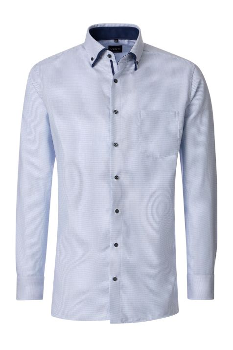 Camicia Uomo Venti Comfort Righe collo Button down Manica lunga