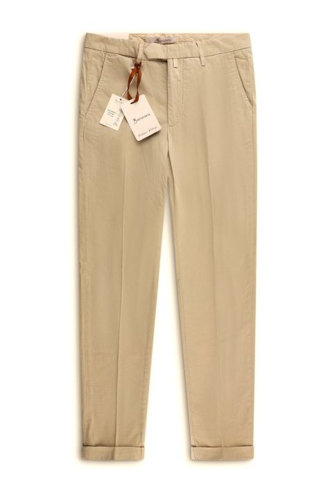 Pantalone Uomo B-Settecento Chino Slim Micro disegno 97% cotone 3% elastan
