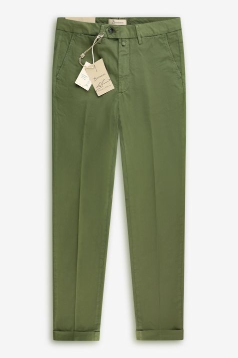 Pantalone Uomo B-Settecento Chino Slim Tinta unita 97% cotone 3% elastan