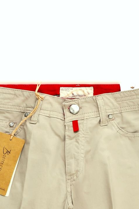Pantalone Uomo B-Settecento Chino Slim Tinta unita 96% cotone 4% elastan
