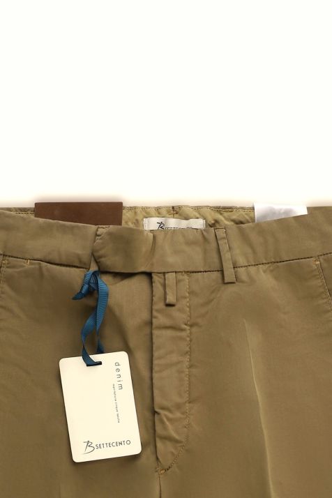 Pantalone Uomo B-Settecento Chino Slim Tinta unita 67% cotone 30% poliestere 3% ea