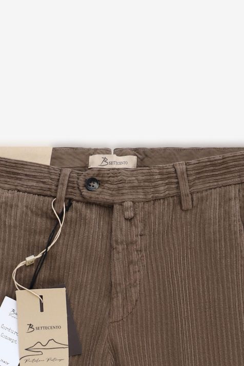 Pantalone Uomo B-Settecento Chino Slim Tinta unita 99% cotone 1% elastan