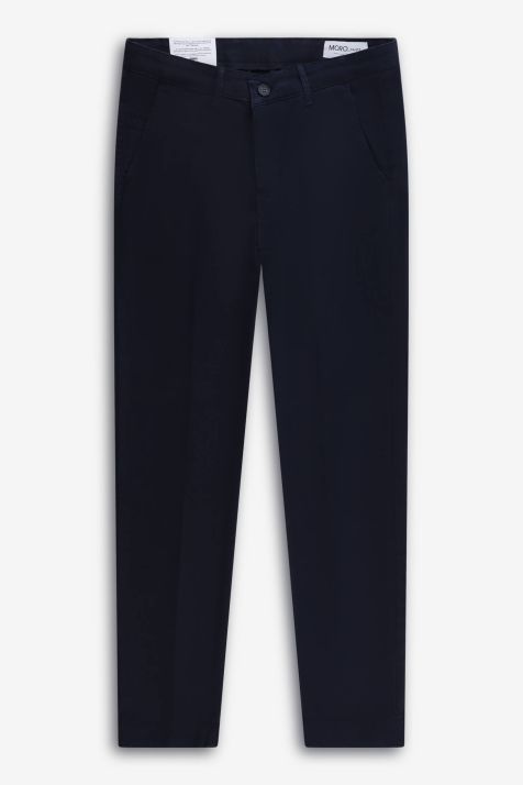 Pantalone Uomo Moro Chino Slim Tinta unita 98% cotone 2% ea