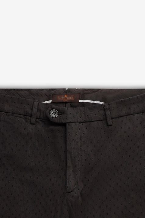 Pantalone Uomo B-Settecento Chino Slim Micro disegno 97% cotone 3% elastan