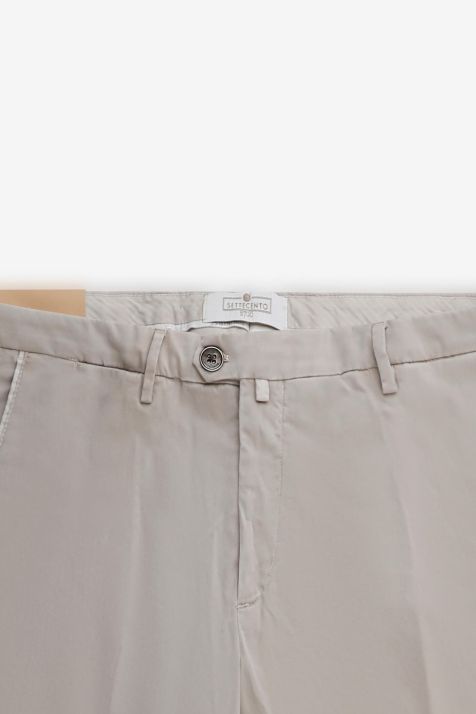 Pantalone Uomo B-Settecento Chino Slim Tinta unita 97% cotone 3% elastan