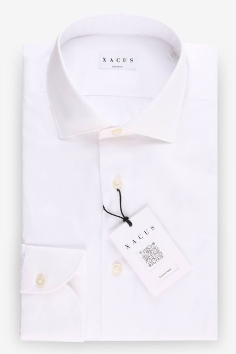 Camicia Uomo Xacus Regular Tinta unita 100% cotone collo Francese Manica lunga