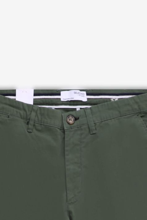 Pantalone Uomo Selected Chino Slim Tinta unita 91% co 36 %pl 3% el
