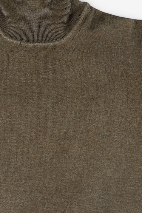 Maglia Uomo Primo Emporio Collo alto Slim Tinta unita 100% lana