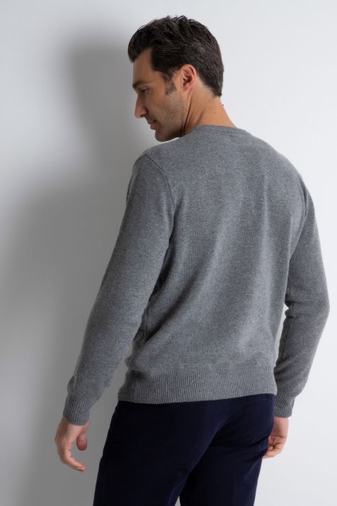 Maglia Uomo Telayo Girocollo Slim Tinta unita 40% lana 30% vi 20% pa 10% cashmere