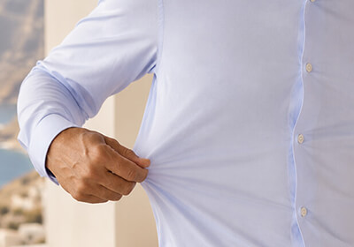 Camicia uomo super stretch elasticizzata ad alte prestazioni