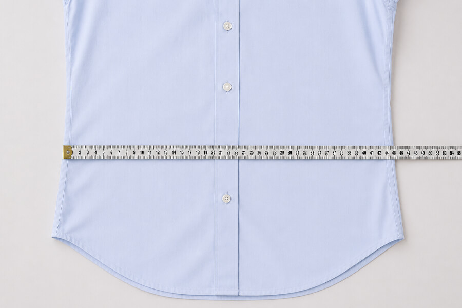 Come misurare il girovita di una camicia da uomo