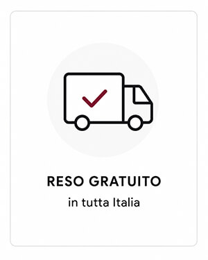 Reso gratuito in tutta Italia
